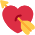heart with an arrow through it