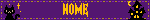 purple blinkie with a black cat and mansion that says home